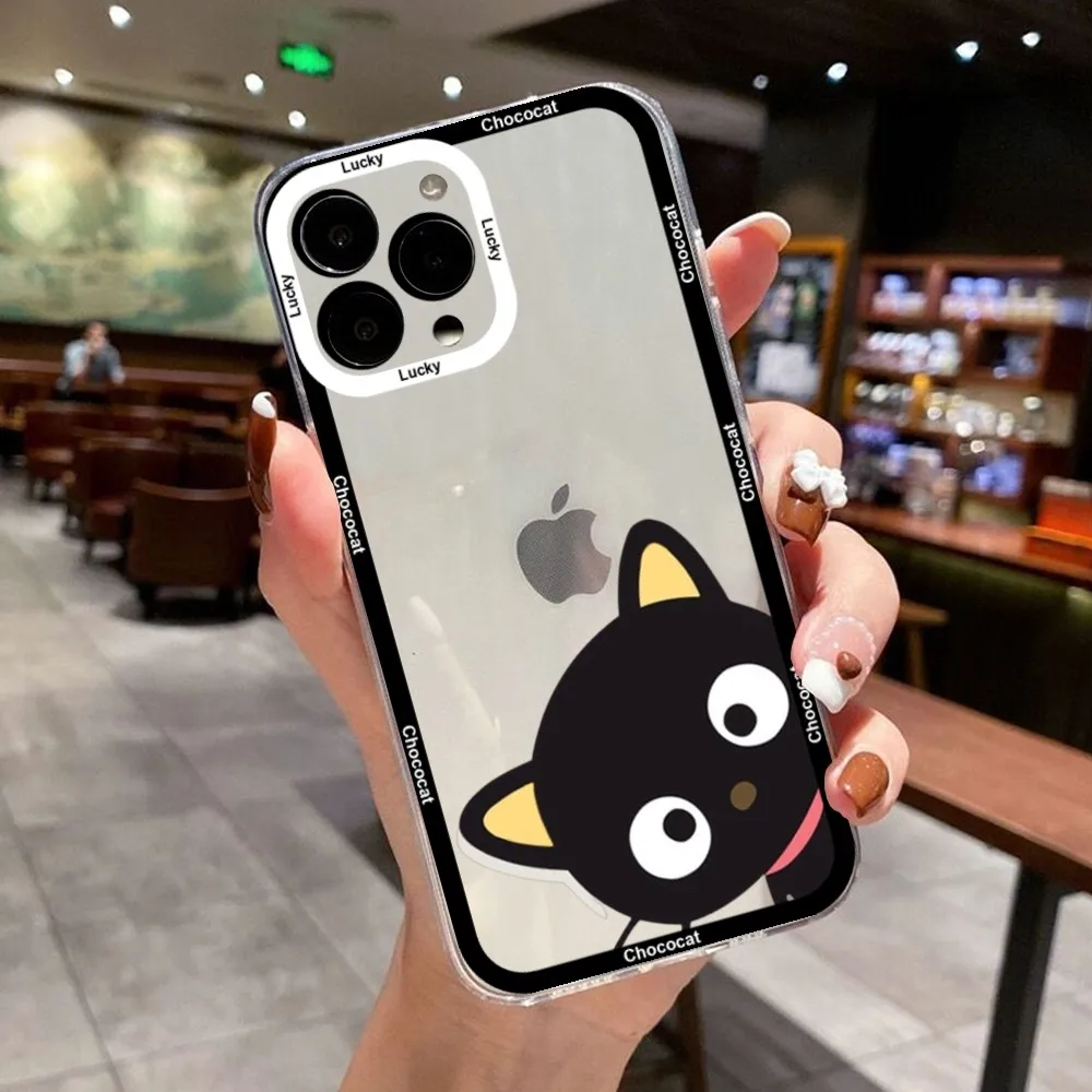 S-Sanrio C-Chococat Phone Case For IPhone 11,12,13,14,15,15 Pro,13 Promax,14 Plus,15 Mini,16,16plus,16promax