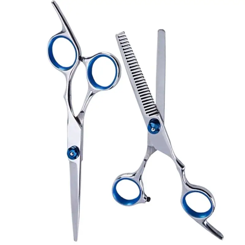 Professionelles Friseurscheren-Set 6 Zoll Inklusive Schneidescheren und Effilierscheren für Friseursalon, Barbier und Haarpflege zu Hause – Detail 9