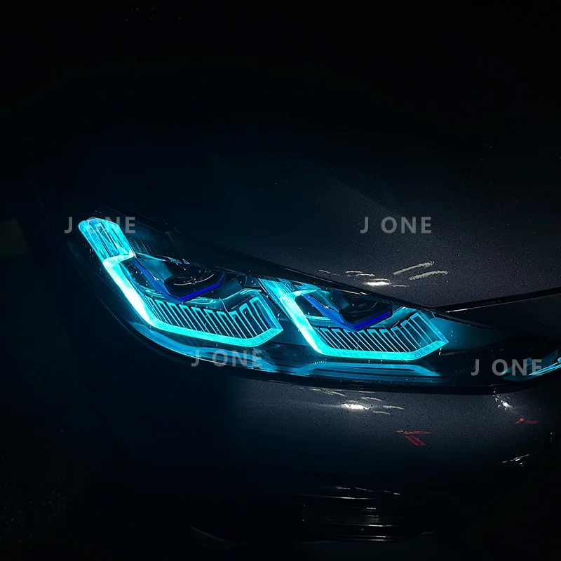 J ONE Drl Rgb التحكم في الألوان عن طريق الهاتف لسيارات BMW 4 Series M3 M4 G22 G23 G26 G80 G82 G83 2022 إلى 2023 Rgb Drls لملحقات السيارات #3