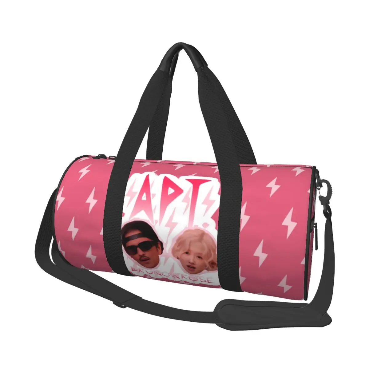 APT Rosie-Bruno Mars Round Large Capacity Travel Duffel Bag Tote Large Capacity Weekender Gym Sport Holdall