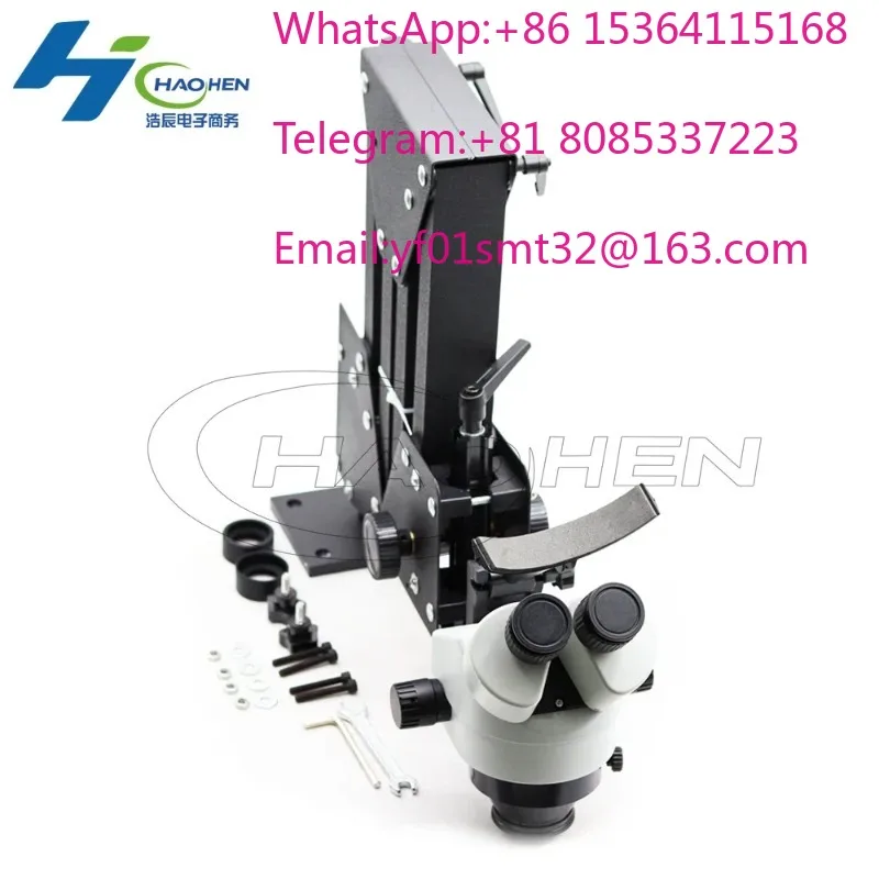 7X-45X Zoom Stereo Microscope Equipped With Solid Aluminum Support Stand Professional Jewelry Observation Apparatus Gemstone