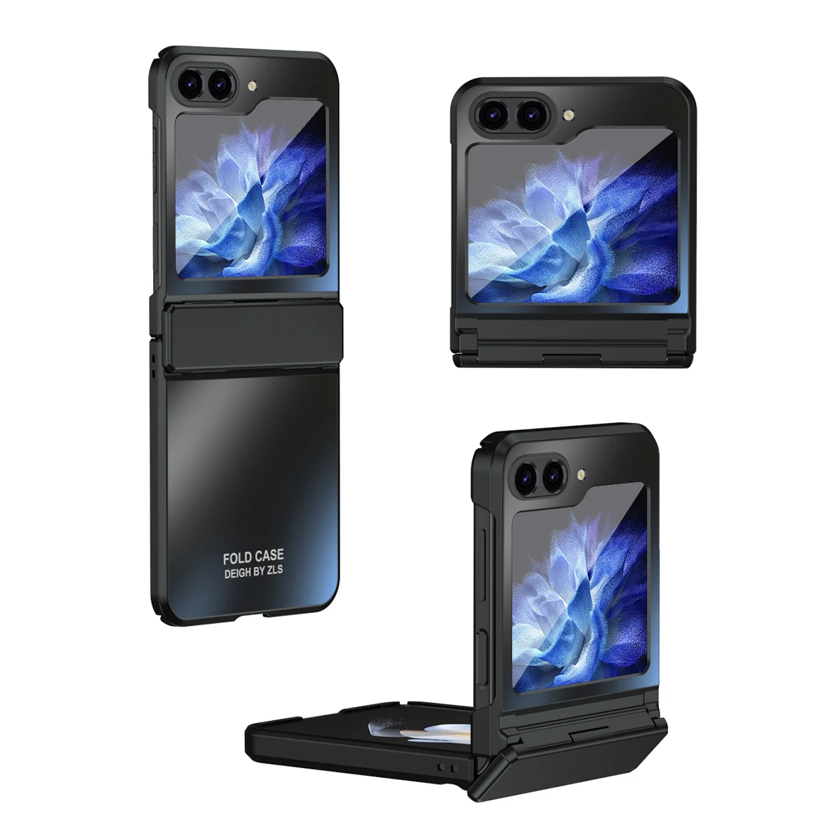 

Luxury Vacuum Plated Case For Samsung Z Flip 7 FE 6 5 4 3 Hinge Protection Shockproof Anti-Fingerprint Anti-Scratch Cover