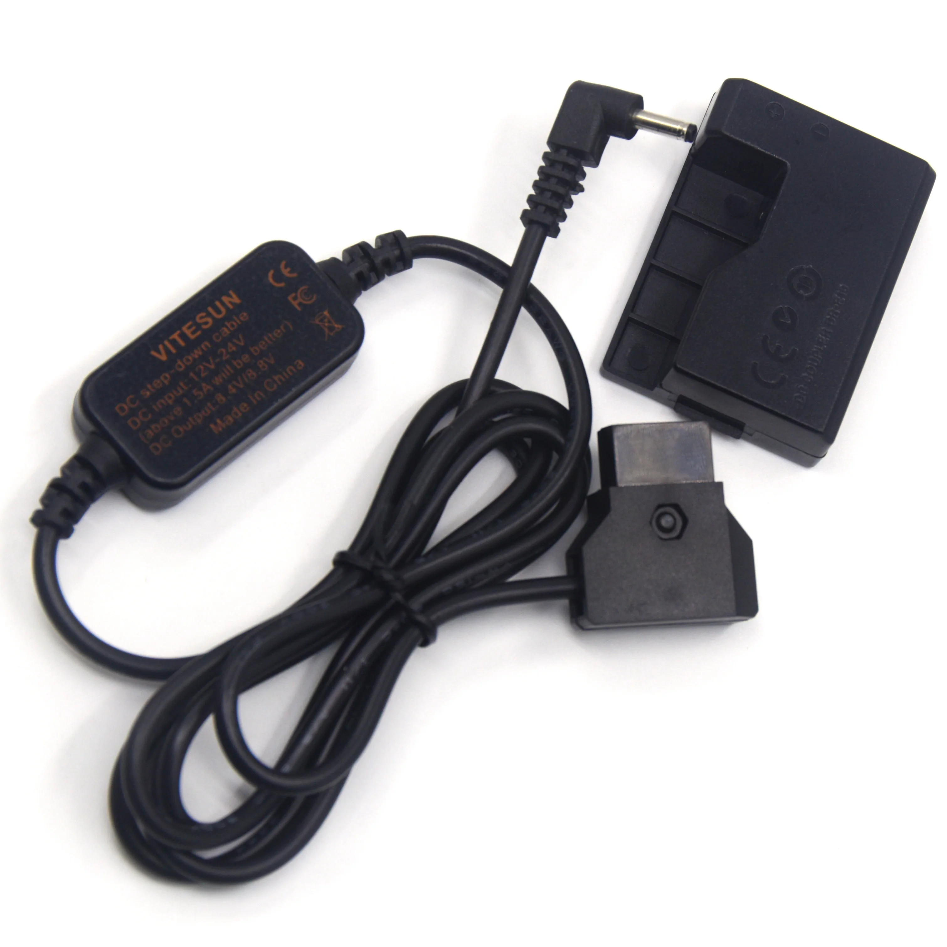 

LP E10 Dummy Battery DR-E10 DC Coupler D-tap DC Cable for Canon EOS 1100D 1200D 1300D 1500D X50 X70 Rebel T3 T5 T6 T7 Camera
