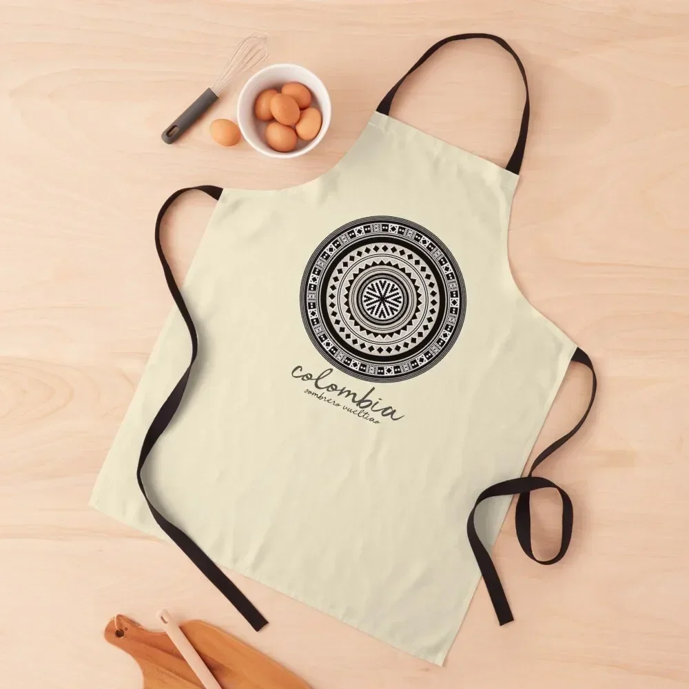 

COLOMBIA VUELTIAO HAT Apron christmas decoration Useful Things For Kitchen Waterproof Kitchen Woman Apron