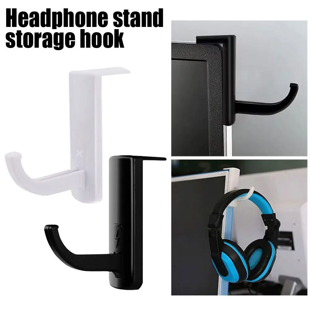 Multi-function Adjustable Desk Headphone Rack Computer Cafe Headphone Internet Hook Headphone Stand Headphone Small Hook St A7F9