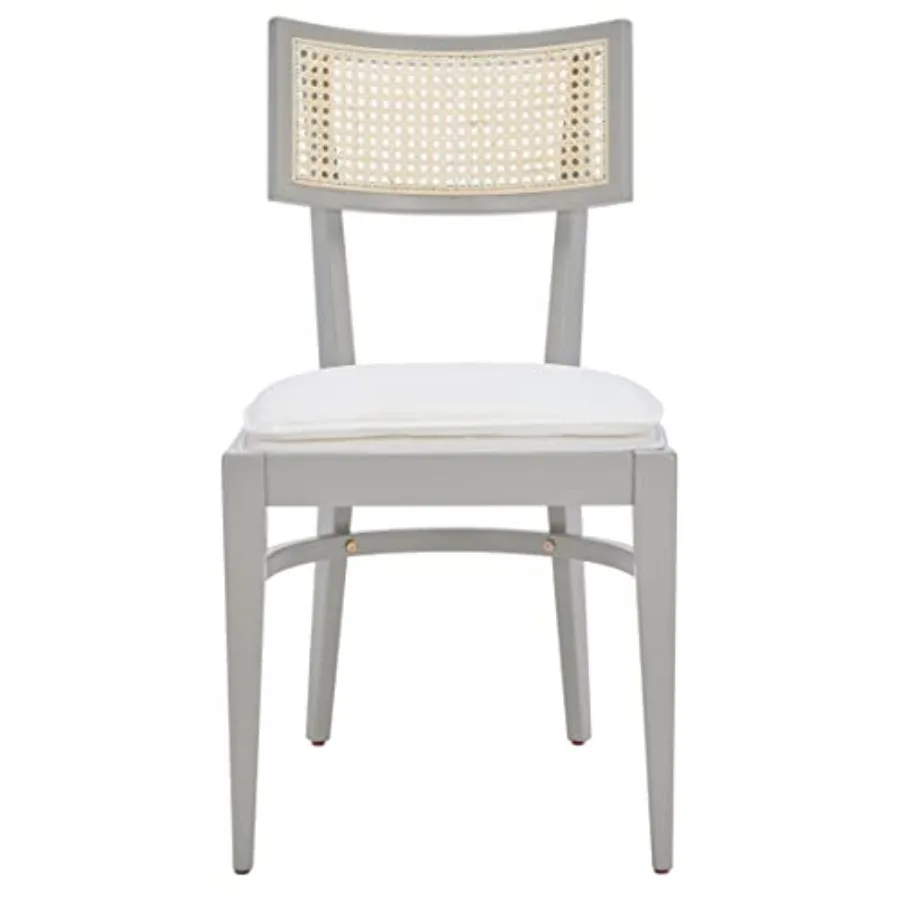 

Home Collection Galway Coastal Grey/Natural Cane Seat Cushion Dining Chair