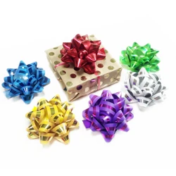 24PCS Gift Wrap Bows Big 4 Inch Special Design Bows for Presents Boxes Basket Wrapping Party and Holiday Decoration