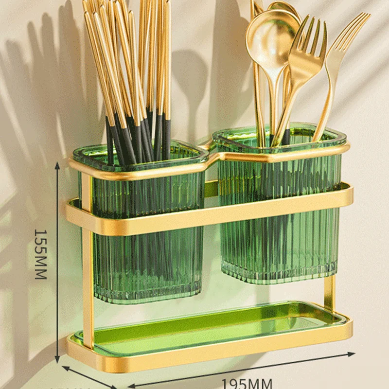 Utensil Holder Chopstick Storage Rack Cutlery Sink Chopsticks Holder Kitchen Spoon Fork Drain Rack Cutlery Storage Organizer