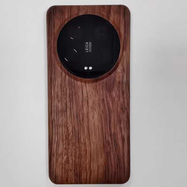 Natural Wooden phone case FOR xiaomi 13 ultra case cover black ice wood ,Walnut, Rosewood