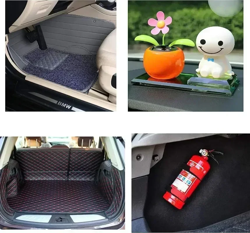 Universal Double Side Adhesive Patch for Car Carpet Fixing Stickers Home Office Foot Mats Carpets Anti Skid Grip Nylon Tape Pads