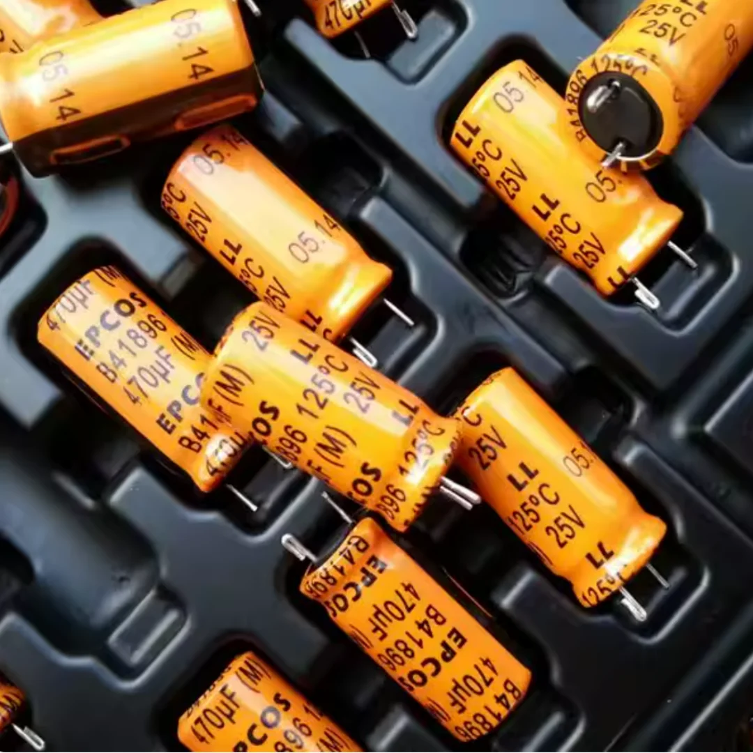 470UF 25V German Siemens EPCOS electrolytic capacitor 25V470UF 10X20 LL 125 degrees