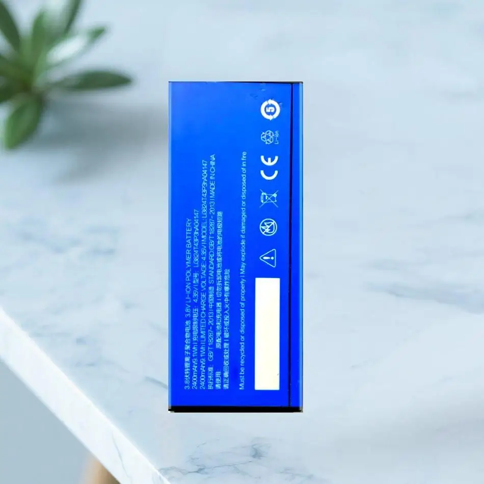 

Mobile Phone Battery Li3824t43p3ha04147 2400Mah For Zte Red Bull V5 V5S U9180 N9180 V9180