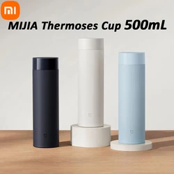 Xiaomi MIJIA Thermoses Cup 500mL 316L Stainless Steel Liner Heat and Corrosion Resistance Vacuum PP Drinking Water Outlet Mug