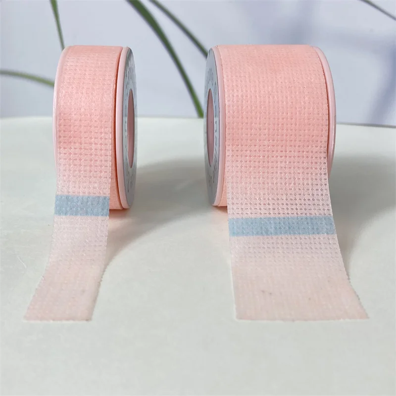 Breathable Medical Pink White Silicone Gel Lash Sensitive Tape For Eyelash Extension