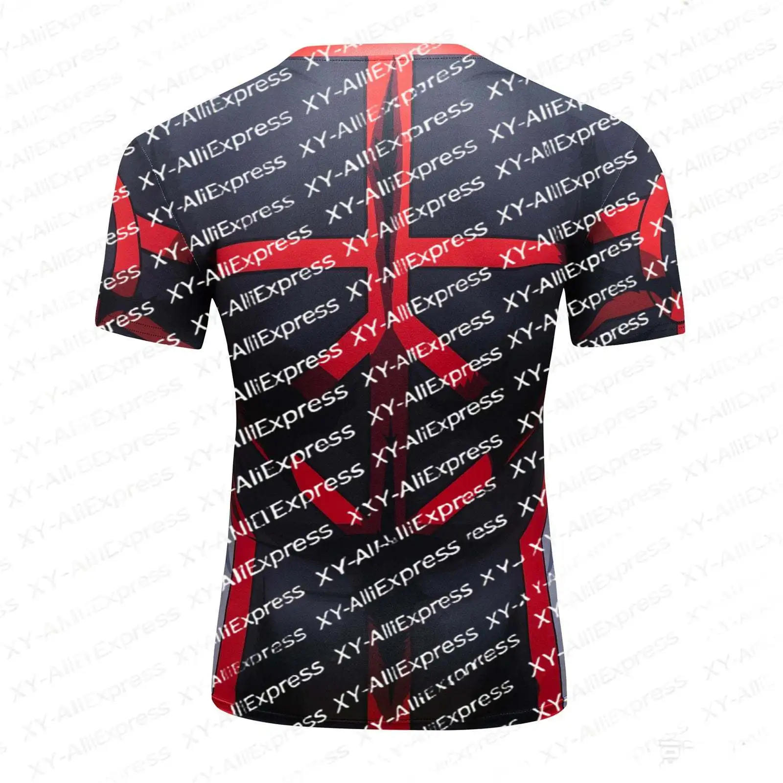 Casual Sports T-Shirt, Quick Dry Breathable Fabric, 3D Mech Outline Graphic, Tough Tone for Sports Lover Birthday Gift Picks