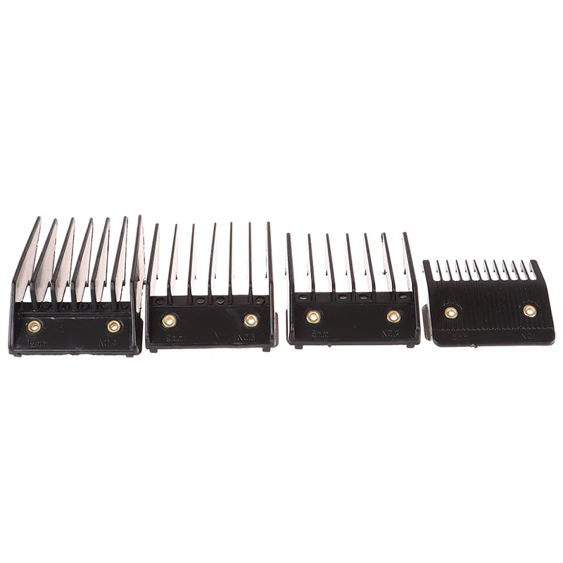 

4Pcs Universal Cut Clipper Limit Comb Guide Attachment Size Barber Replacement