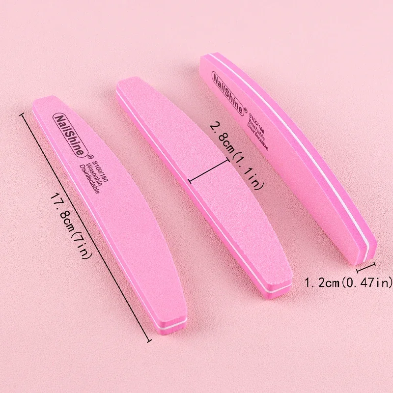 "Double-sided Nail File Blocks Colorful Sponge Nail Polish Buffing Sanding Buffer Strips Polishing Pedicure Manicure Tools"
