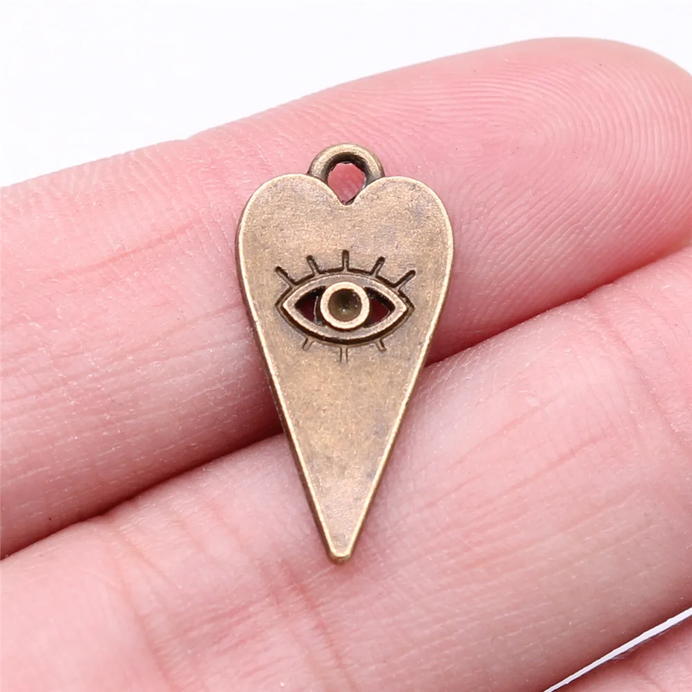 20pcs Witch Evil Eye Charms, DIY Jewelry Making