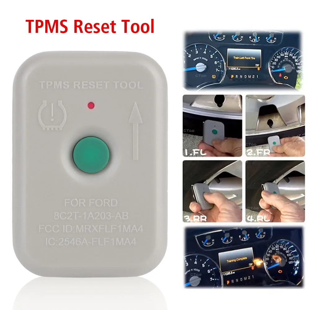 8C2T1A203AB 8C2Z-1A203-A TPMS19 herramienta de entrenamiento de programación Sensor de Monitor de presión de neumáticos para Ford TPMS Sensor herramienta de reinicio TPMS