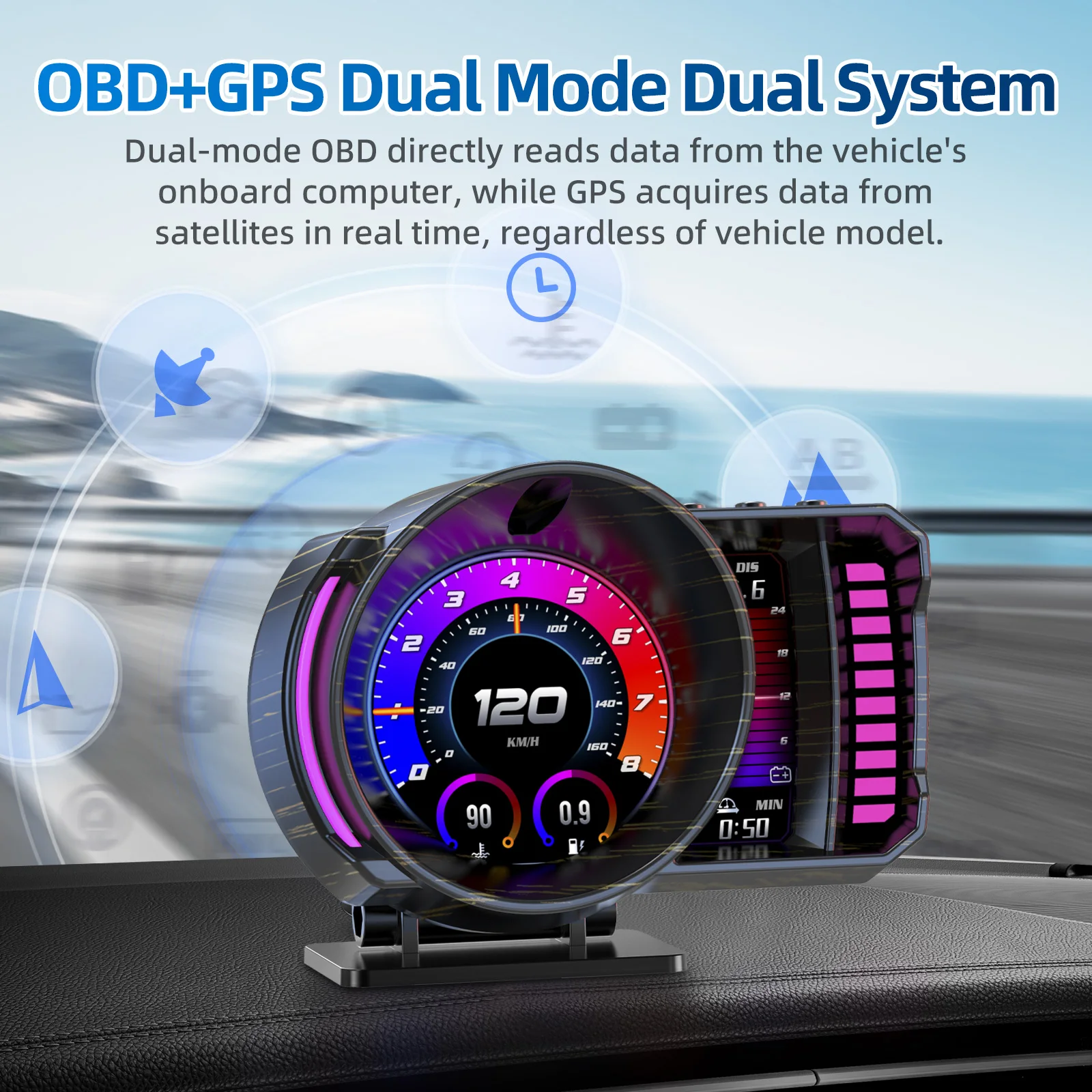 New P28 Car HUD Head Up Displa - đánh giá và giá Obd2 Hud Speedometer Projector