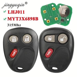 jingyuqin 3B Remote Key Keyless Entry Fob LHJ011/ MYT3X6898B 315Mhz for GM Hummer H2 Chevrolet Avalanche Cadillac Escalade Buick