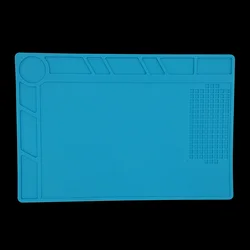 280x200mm Electronics Repair Mat Heat-resistant Insulation Silicone Soldering Magnetic Repair Pad Soldering Station