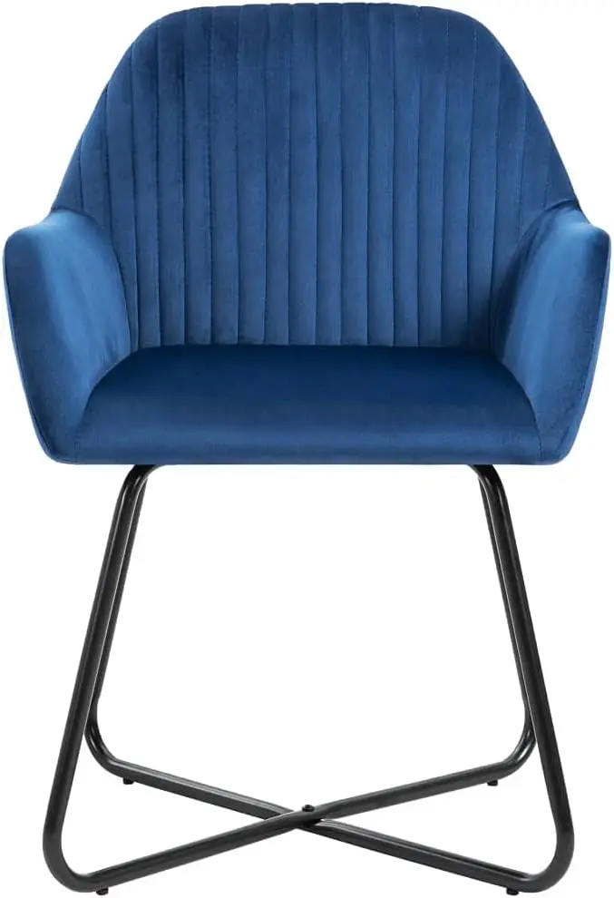 Cadeiras de jantar com cadeira estofada, cadeira de recepção moderna do meio século, poltrona do acento, 6 PCs