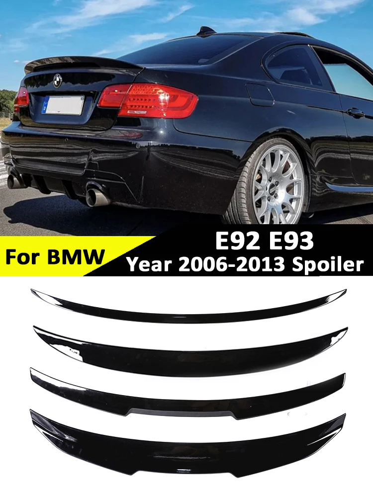 

M3 M4 MP PSM Style Carbon Fiber Rear Bumper Trunk Wing Tail Kit Roof Spoiler Lip For BMW 3 Series E92 E93 2006 -2014 320i 325i