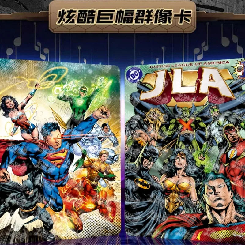 KAYOU Echte DC Second Wave verzamelkaarten Klassiek geborduurd verhaal Herdenkingskaarten Anime Randgeschenken