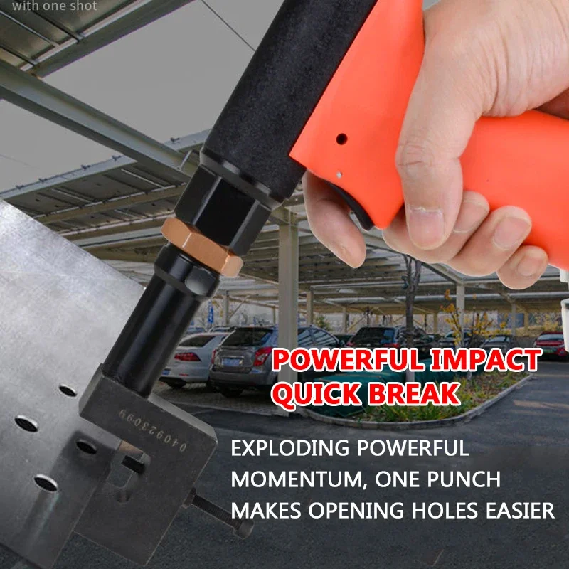 NF Pneumatic Hydraulic Air Valve Punching Machine Iron Sheet Aluminum Metal Billboard Corner Code Punching Gun Punching Pliers