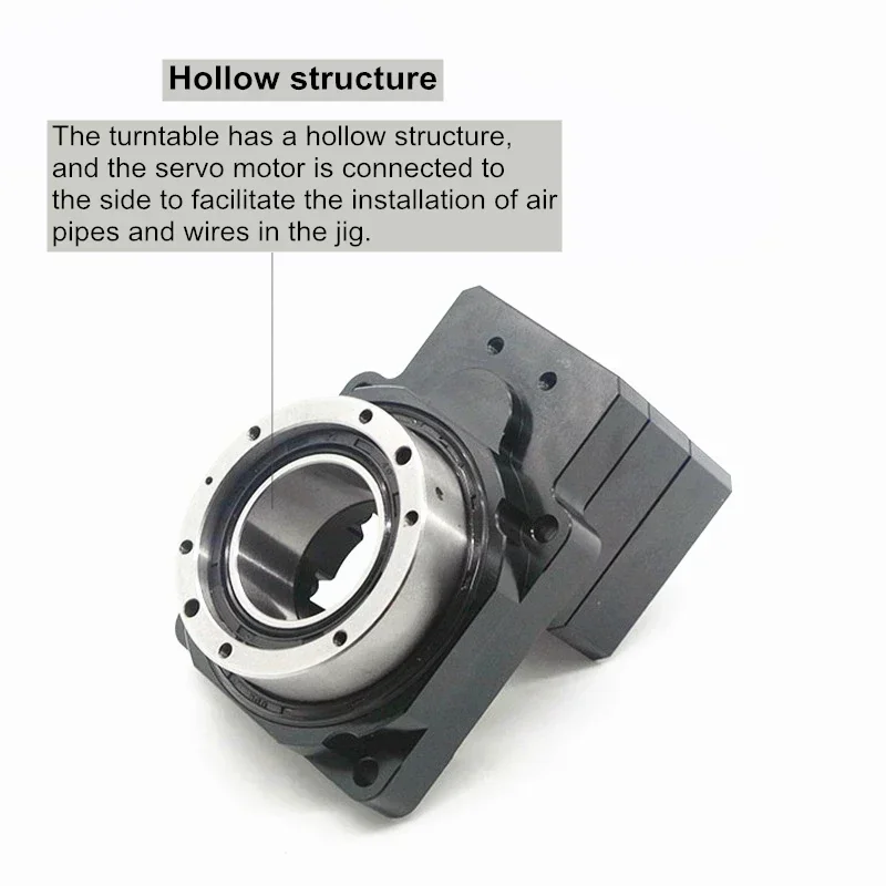 Imagem -04 - Caixa de Velocidades Oco Rotativo Divisor Plataforma Substituir dd Motor Nema17 Stepper Engrenagem Planetária Redutor Cnc Arc Ratio 5:1