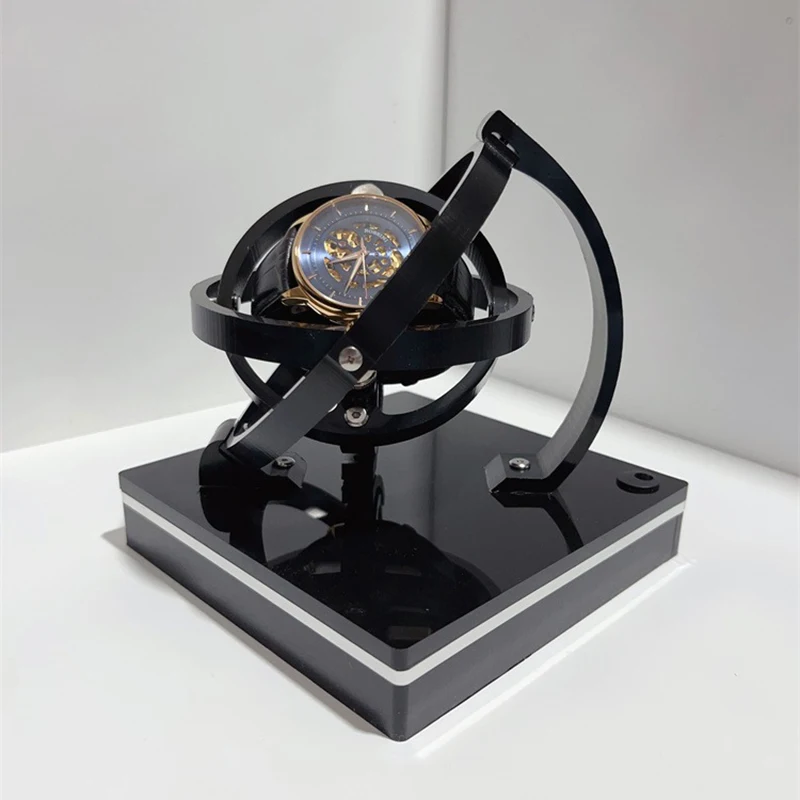 USB Power Automatic Watch Winder Display Case Rotating Display Mechanical Watches Stereo Silent Watch Winders Gyroscope Case