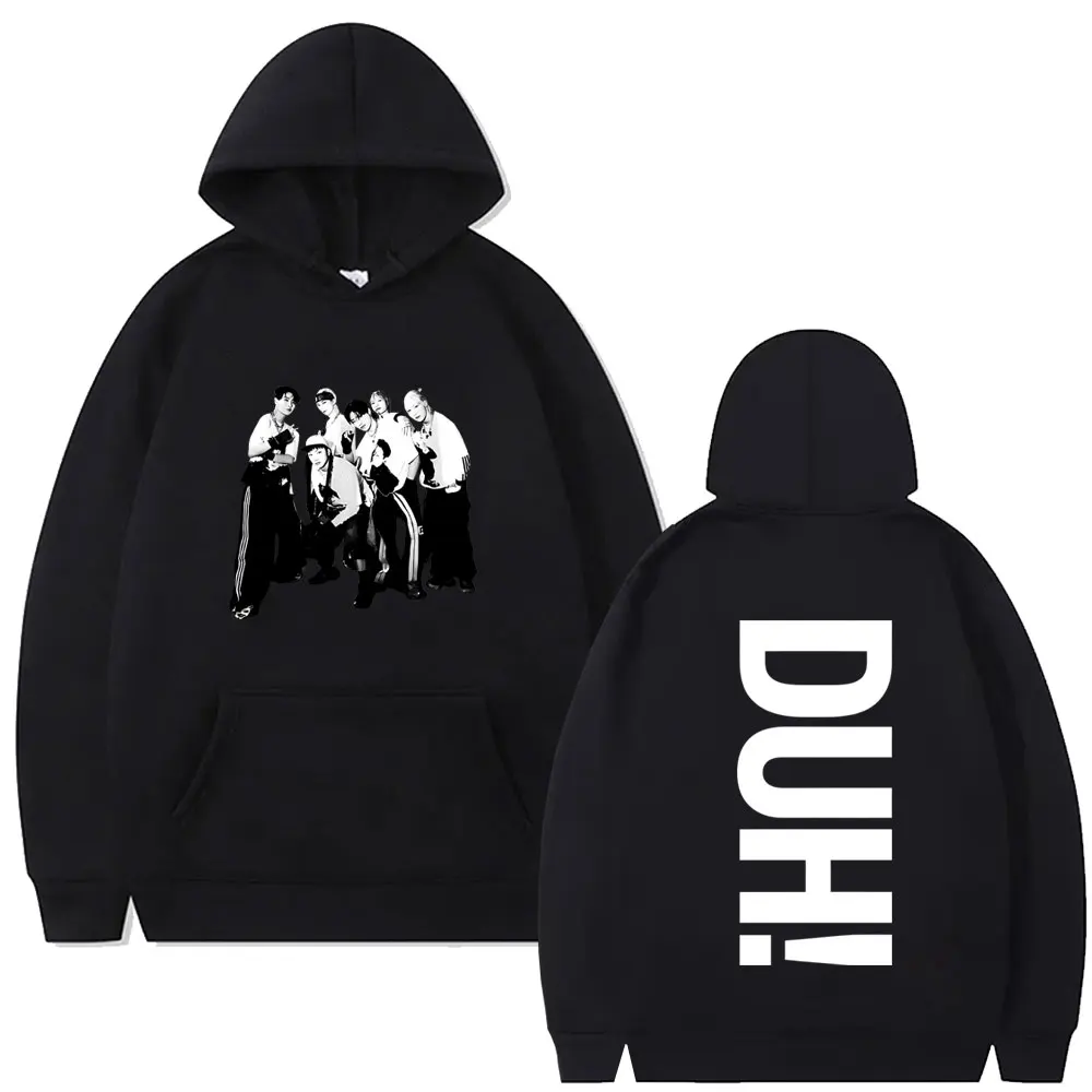 

Korean P1Harmony 2025 DUH Same Print Hoodie Men Women Kpop Fashion Trend Streetwear Men's Hip Hop Oversized Hoodies Streetwear