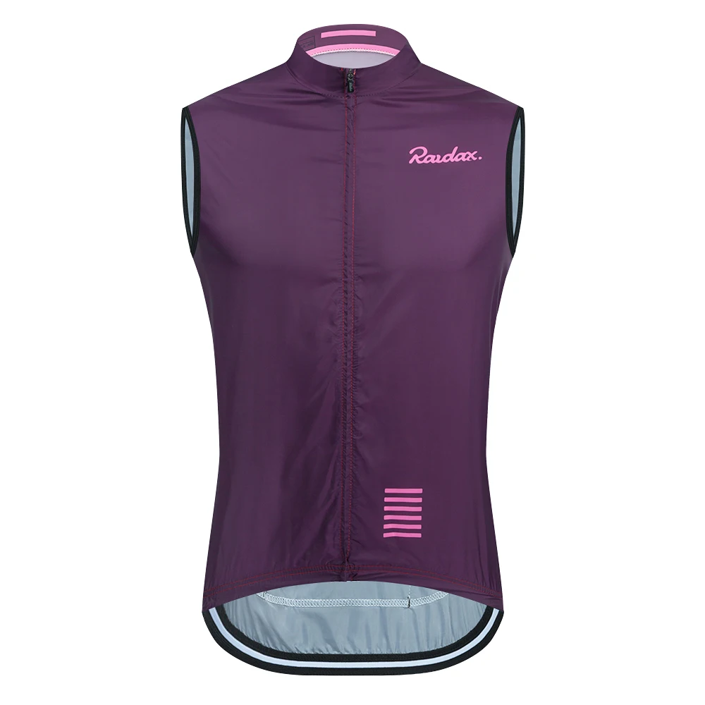 Raudax léger sans manches gilet de cyclisme réfléchissant Ciclismo maillot de cyclisme coupe-vent vêtements de cyclisme moto vestes de cyclisme