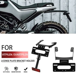 For Husqvarna SvartPilen125 250 200 SvartPilen 401 2020 2021 -2023 Rear License Plate Holder Bracket Tail Tidy Fender Eliminator