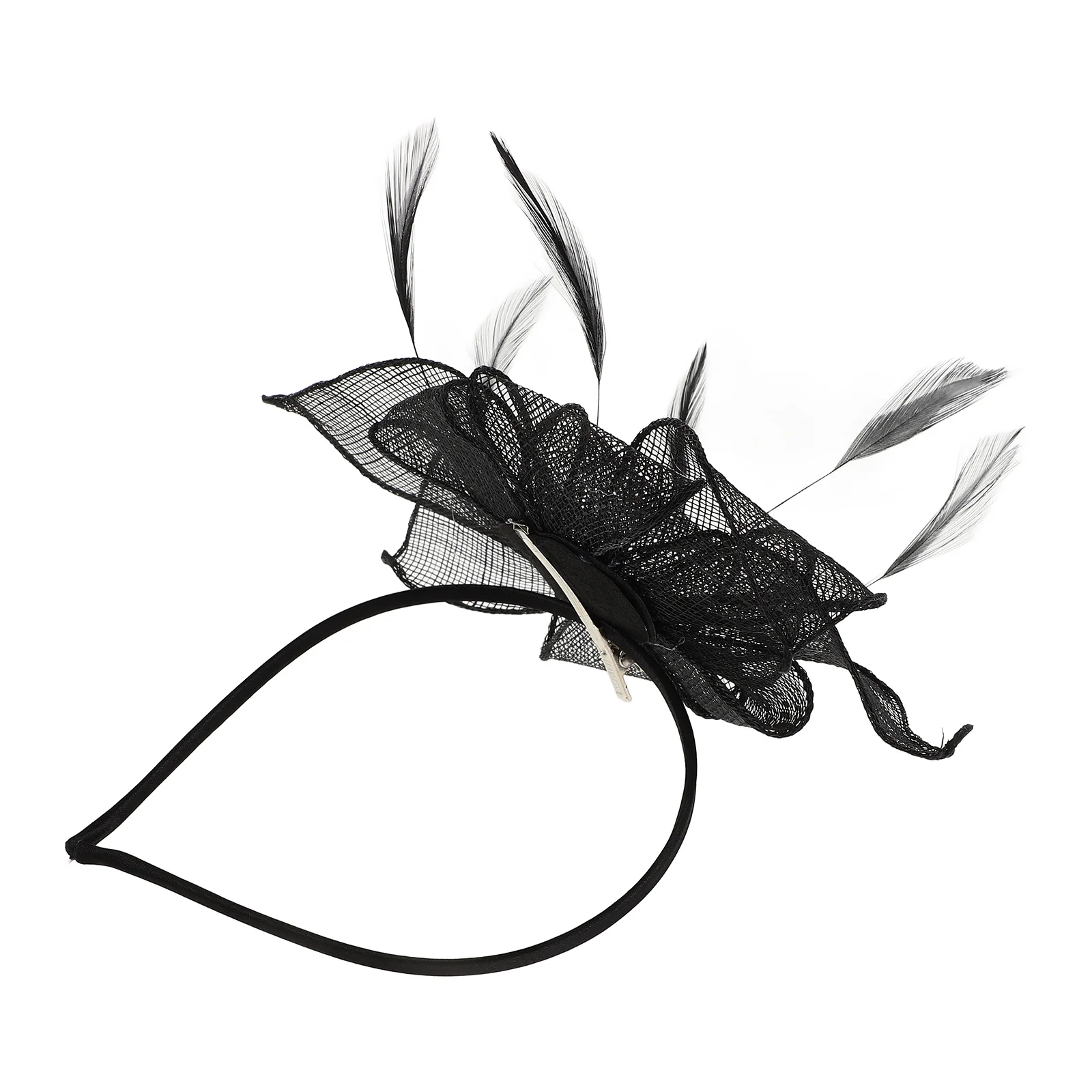 

Headdress Black Fascinator Hats for Women Fascinators Vintage Tea Party Festival Flower Headband