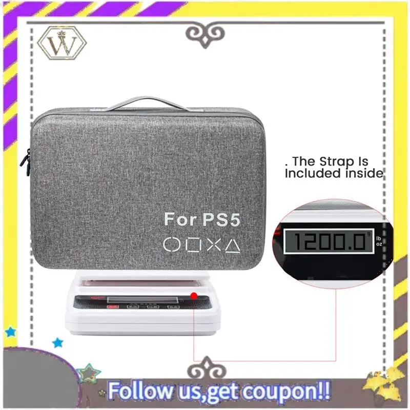 

New Storage Bag For PS5 Portable Travel Carry Case Protective Game Console Game Parts