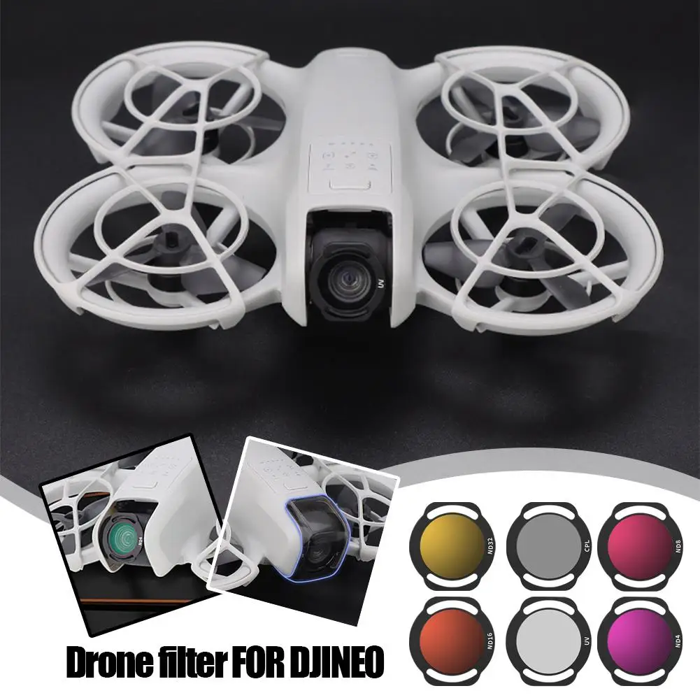 For DJI NEO Drone Filter UV/CPL/ND4/ND8/ND16/ND32 Color High-quality Optical Glass Improve Fully Resin Compatible Correctio H8Z0