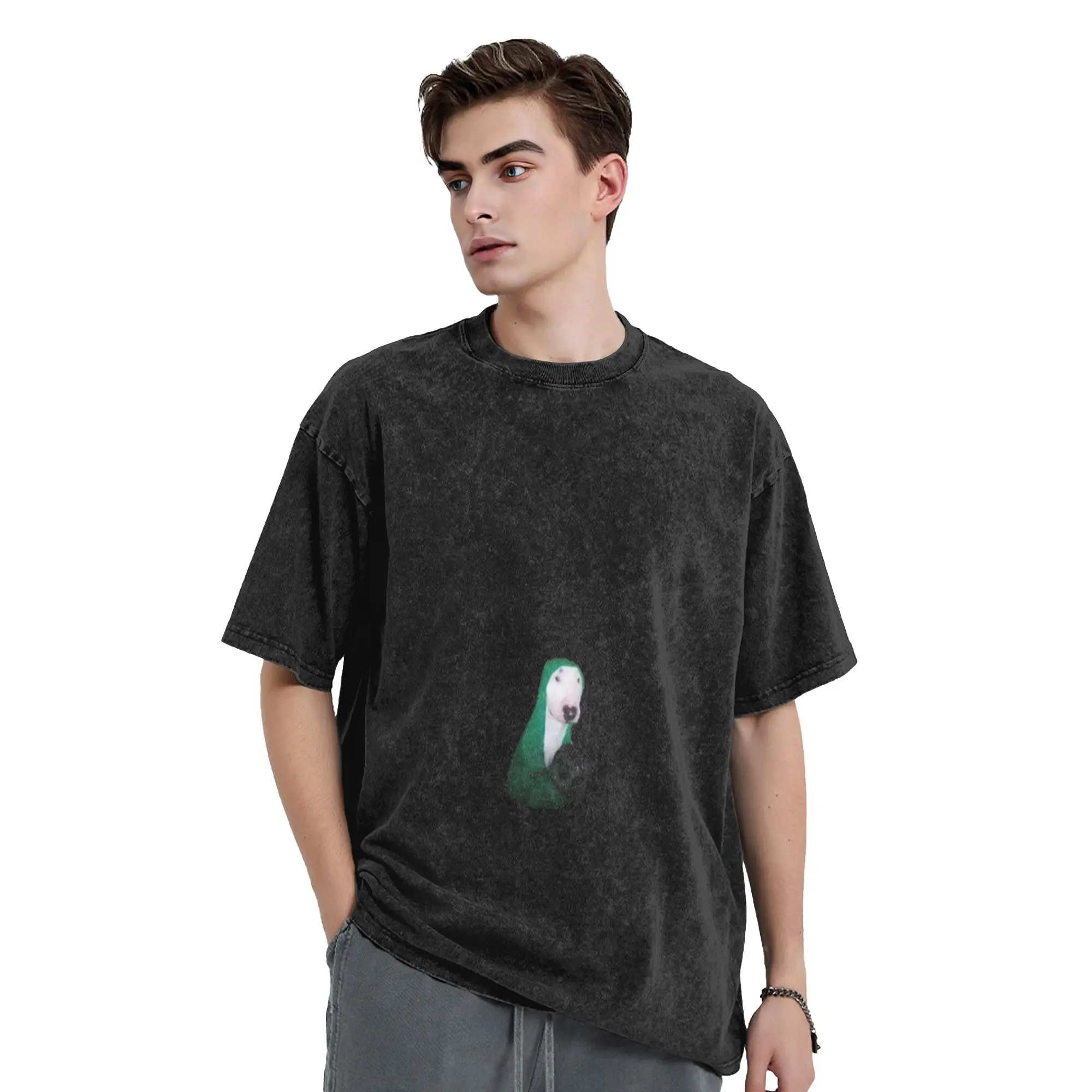 Walter Dog Hitting Pan Meme Classic Comfort A Washed T Shirt Men's Women's Oversized Cotton Tees Tops
