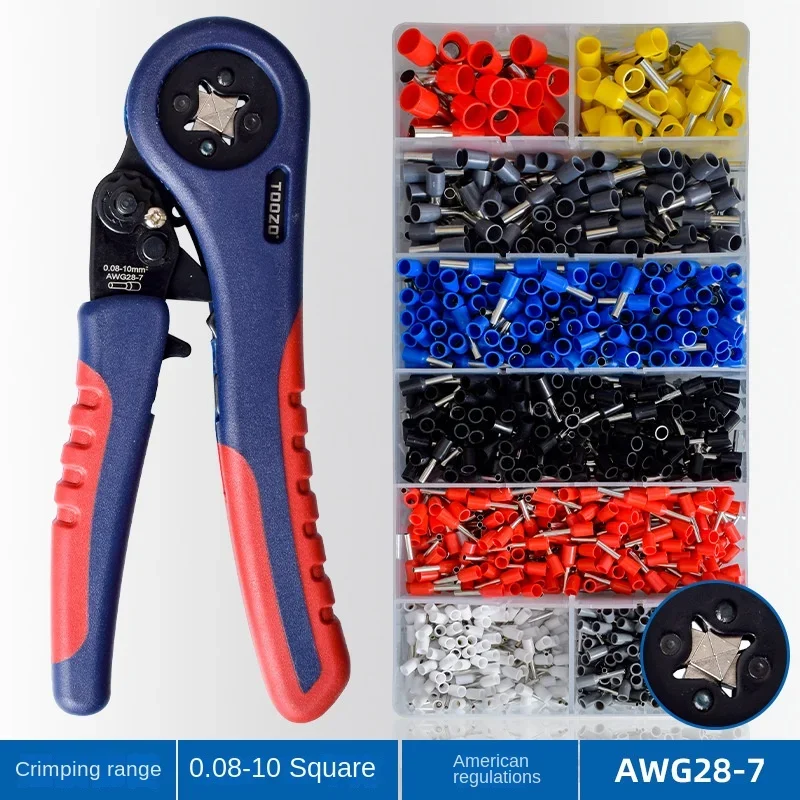 Small Pliers Tubular Terminal Crimping Pliers Manufacturer Cold Press Pliers European Pin Type Pliers Crimping Hardware Tools