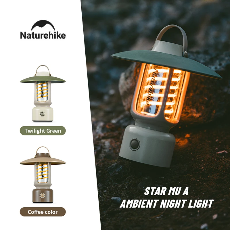 Naturehike Camping Ambient Mini Light Portable Ipx4 Waterproof Backpack Lighting Hanging Tent Lamp Outdoor Hiking Travel Lantern