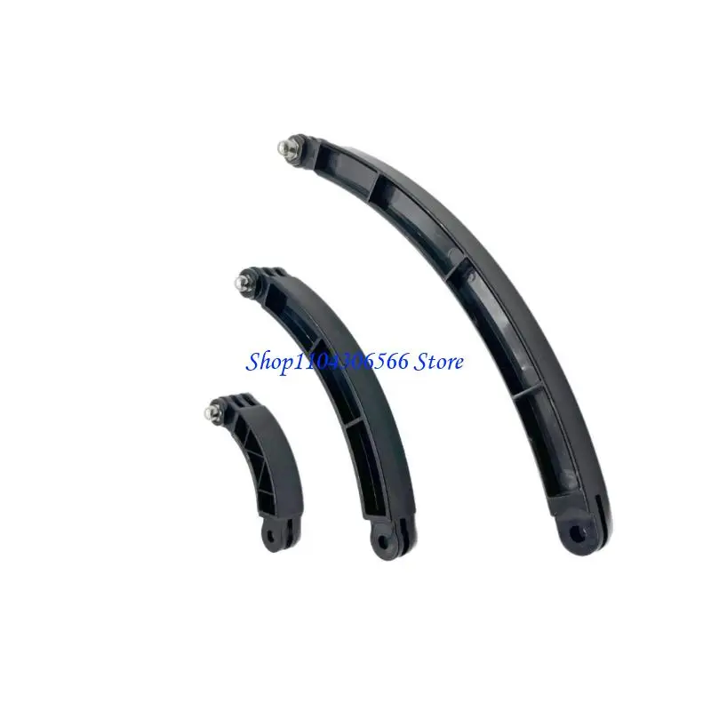 02DD Helmets Arm Extension Adjustable Curved Poles for Action Cameras 3 Length