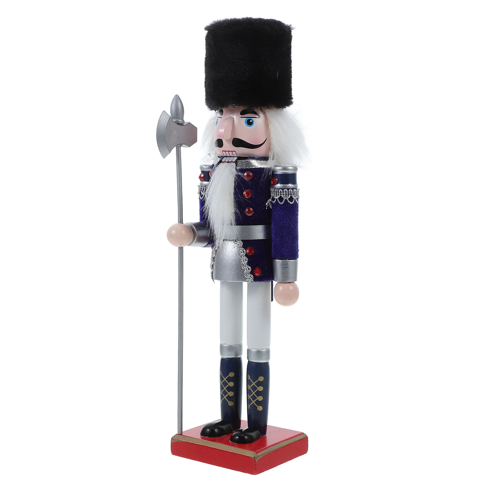 

Nutcracker Figurines Wooden Soldier Festive Home Tabletop Decor Holiday Party Decoration Figure