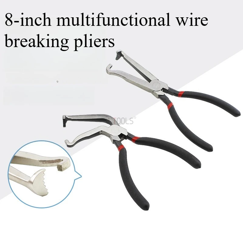 

Straight/bent Wire and Cable Cutter with Safety Lock and Insulated Handle for Circuit Maintenance and Hydraulic Pipeline Cutting