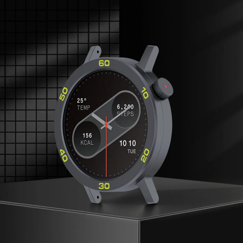 Anillo de bisel de Metal Protector de Metal funda de reloj cubierta de correa película de vidrio templado bisel de reloj de Metal para reloj inteligente CMF Watch Pro 2