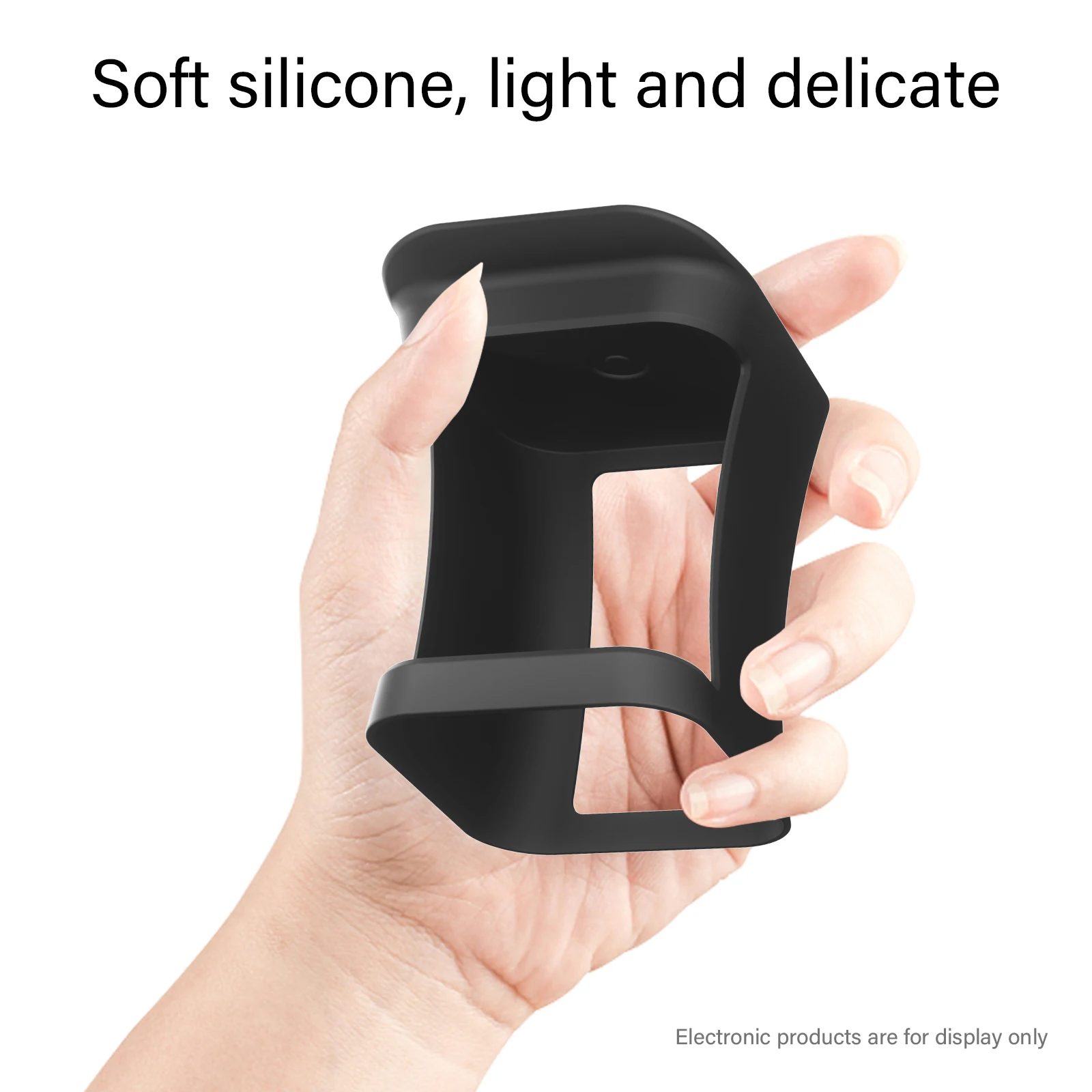 

Silicone Monitor Camera Protector with Brim Monitor Camera Protective Cover Weather-proof for Ring Spotlight Cam Pro/Cam Plus