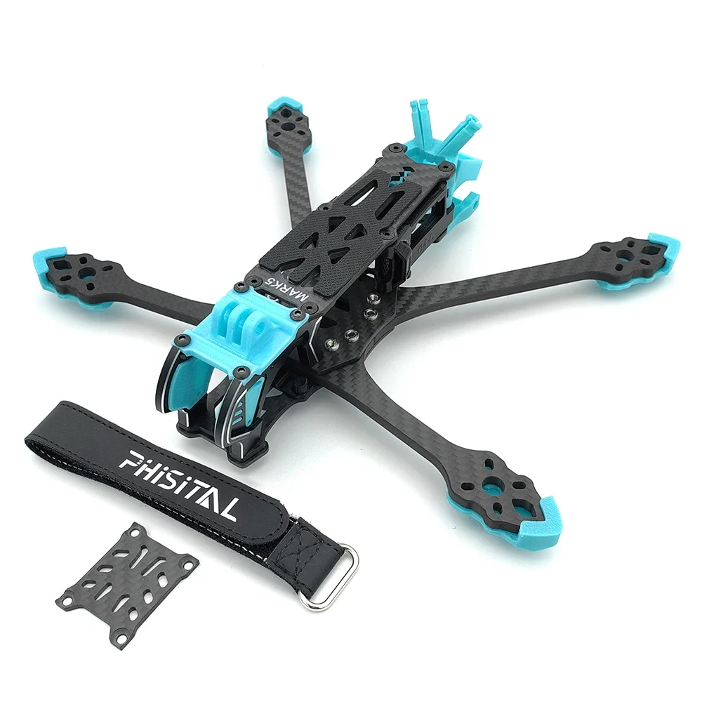 PhiSital Mark5 O4 Pro Rahmen-Kit DC/X 5-Zoll FPV Carbon-Faser Quadcopter RC Freestyle Racing Drohne DIY-Teile