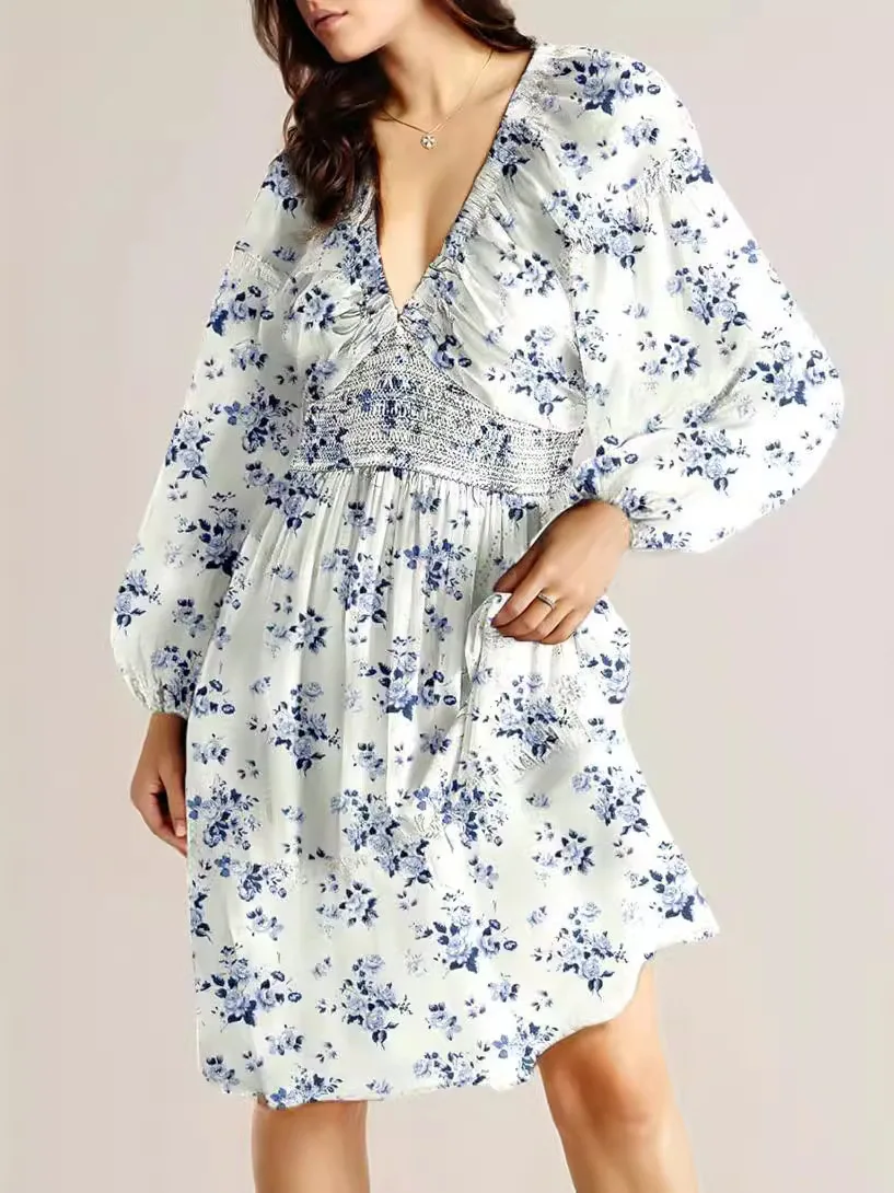 Décontracté v-ne Long Sve a-ligne Dr confortable taille ample Polyester tricoté automne Faion basique Sle t-shirt ensemble de pièces