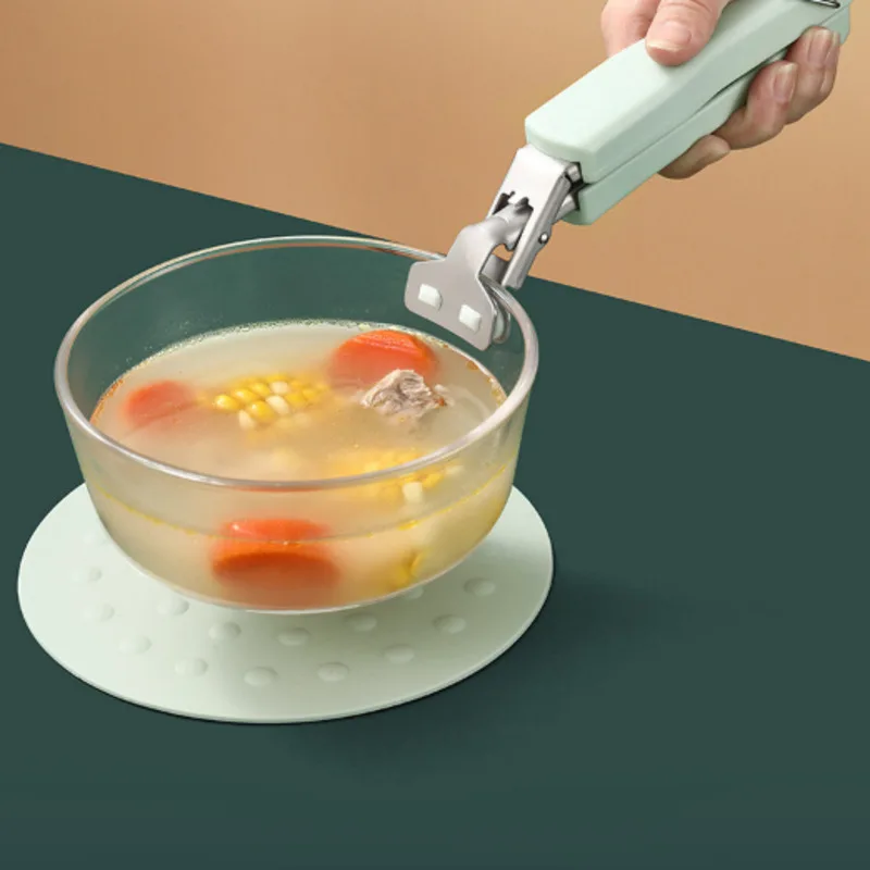 

Принадлежности для кухни-перчатки с теплоизоляцией и зажим против ожогов подъемник посуды из нержавеющей стали для безопасного приготовления пищи