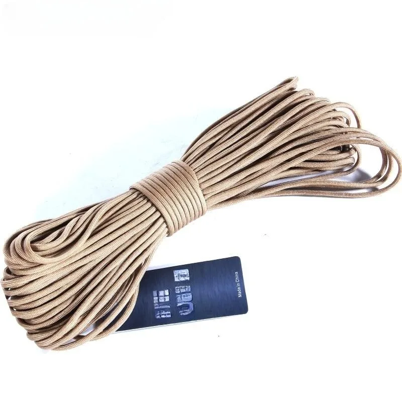 Multi-Use Umbrella Rope, Life Saving Bag Core Rope, Can Be Used to Tie Backpacks and Tents, 31 Meter, 9-Core